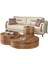 Walnut Ceviz Orta Sehpa Takımı 4