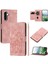 Samsung Galaxy A26 Bilek Kayışı Lale Kabartmalı Flip Case Cüzdan Kılıf (Yurt Dışından) 1