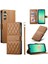 Samsung Galaxy A16 Darbeye Dayanıklı Cüzdan Çift Sapanlar Zarif Flip Case (Yurt Dışından) 1