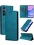 Samsung Galaxy A16 5g Pu Deri Darbeye Dayanıklı Saf Renk Rfıd Flip Case (Yurt Dışından) 5