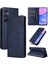 Samsung Galaxy A16 5g Pu Deri Darbeye Dayanıklı Saf Renk Rfıd Flip Case (Yurt Dışından) 5