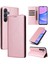 Samsung Galaxy A16 5g Pu Deri Darbeye Dayanıklı Saf Renk Rfıd Flip Case (Yurt Dışından) 5