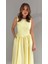 Marvel 12366 Sarı Uzun Elbise 3