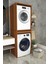 Asra Trend %100 Mdf Çekmeceli Banyo Dolabı Çamaşır Makinesi+Kurutma Makinesi Dolabı Bd-05 1