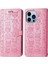 Iphone 13 Kılıf Promax Darbeye Deri Kılıf Karikatür Hayvanlar Flip (Yurt Dışından) 1