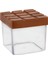 Chocolate Saklama Kabı 500 ml Kahverengi Plastik Çok Amaçlı Kullanım İçin Uygun 3