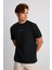 Baskılı Çizgili Comfort Fit T-Shirt 3
