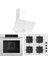 Flowart QBL62CB-SS206-D087 7 Prog. Mekanik Turbo Ankastre Set - Beyaz 1