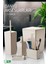 5 Parça Modern Tasarımlı Biga Banyo Seti 1