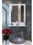 Raflı Banyo, Lavabo, Wc , Dresuar , Koridor , Mutfak , Makyaj 60X45 Beyaz Dik Ayna 2