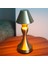Şarjlı Dokunmatik Ayarlanabilir Işıklı 3 Modlu Dekoratif Gold Retro Sehpa Konsol Yemek Masa Lambası 2