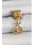 316L Çelik Sallantılı Zirkon Taşlı Fiyonk Model Gold Renk Nomination C316L Çelik Sallantılı Kiraz Model Gold Renk Nomination Charm - TJ-BC1425 1
