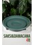 Turk Tekerlekli Saksı Altığı 4 Adet 37 cm Yeşil - FKU5148-8116 1