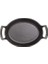 Metal Oval Kuplu Döküm Tava 23X17, Kırmızı 2