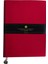 Rugan Esnek Kapak Çizgili Defter, 19X25 cm -Kırmızı 1