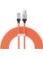 Coolplay Serisi Hızlı Şarj Kablosu USB To Ip 2.4A, 2m, Turuncu 1
