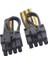 Plus PX-4302 6 Pin To 2x8 Pin Psu Ekran Kartı Güç Çevirici Kablo 2
