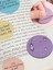 Şeffaf Renkli Yapışkan Post It Daire Not Kağıdı Dairenot (5 Li Set-2) 2