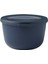 - Multi Bowl Cirqula Round - Kapaklı Saklama Kabı - Buzdolabı Için Hava Geçirmez Saklama Kutusu ve Mikrodalga Fırın Kabı Olarak Uygundur - 1000 ml - Nordic Denim 1