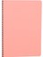 Infinity Pastel Serisi, A4, 6 Konulu (3 Kareli, 3 Çizgili) 180 Yaprak Pp Kapaklı Spiralli Defter, Pembe 2