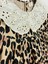 Kız Çocuk Yakalı Leopar Desenli Elbise 2