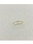 14 Ayar Altın Minimal Taşlı Burgu Yüzük 3