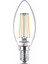 LED Classic 40W B35 LED Mum Filament Ampul, 2700K Sarı Işık, E14 Ince Duy, Dim Edilmez, 2'li Ekopaket 3