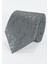 Gümüş Gri Şal Desenli Premium Mikrofiber Kravat - 7 cm Modern Kesim 1