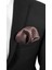 Bordo Zemin Üzeri Füme Pötikareli Mikrofiber Kravat ve Mendil Takımı - 7 cm Modern Kesim 5