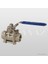 Küresel Vana Pasl 3 PRÇ.PN63 3/4'' V-3t 304 1
