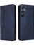 Samsung Galaxy A16 Saf Renk Rfıd Engelleme Darbeye Dayanıklı Kart Flip Case (Yurt Dışından) 4