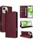 IPhone 15 ile Uyumlu Artı Flip Case Pu Deri Kart Yuvası Darbeye (Yurt Dışından) 1