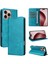 IPhone 16 Pro Flip Case Darbeye Dayanıklı Rfıd Engelleme Saf Kart ile Uyumlu (Yurt Dışından) 5