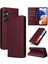Samsung Galaxy A15 Pu Deri Kart Yuvası Rfıd Engelleme Saf Flip Case (Yurt Dışından) 5