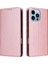 IPhone 13 Pro Max Flip Case Kart Yuvası ile Uyumlu Saf Renk Pu Rfıd (Yurt Dışından) 1