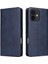 IPhone 12 Pro Flip Case Kart Yuvası ile Uyumlu Darbeye Dayanıklı Saf Renk Pu (Yurt Dışından) 1