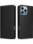 IPhone 13 Pro Max Flip Case Kart Yuvası ile Uyumlu Saf Renk Pu Rfıd (Yurt Dışından) 1