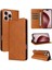 IPhone 16 Pro Flip Case Darbeye Dayanıklı Rfıd Engelleme Saf Kart ile Uyumlu (Yurt Dışından) 1