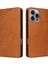 IPhone 16 Pro Max Flip Case Pu Deri Kart Yuvası ile Uyumlu Rfıd Saf (Yurt Dışından) 1