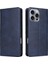 IPhone 16 Pro Max Flip Case Pu Deri Kart Yuvası ile Uyumlu Rfıd Saf (Yurt Dışından) 1