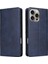 IPhone 15 Pro Max Flip Case Pu Deri Kart Yuvası Saf Rfıd ile Uyumlu (Yurt Dışından) 1