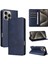 IPhone 15 Pro Max Flip Case Pu Deri Kart Yuvası Saf Rfıd ile Uyumlu (Yurt Dışından) 5