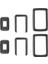 Araba Ikinci Sıra Koltuk Düğmesi Çerçeve Trimi Karbon Fiber Desen (Yurt Dışından) 2