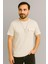 Erkek Tshirt Kolyeli-Cepli Gofre Likralı Kumaş (Dar Kalıp) 3