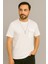 Erkek Tshirt Kolyeli-Cepli Gofre Likralı Kumaş (Dar Kalıp) 3