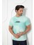 Wave Mint Erkek Oversize Baskılı T-Shirt – Serin Rüzgarın Tarz Hali 6