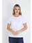 Nefes Alabilen %100 Pamuk Bisiklet Yaka Regular Fit Normal Kesim Baskısız Basic Tişört 5