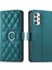 Samsung Galaxy A73 Flip Kılıf Manyetik Halka Deri Flip Ince Cüzdan Kılıfı Kart Tutucu ve Uzun Askılı (Yurt Dışından) 5
