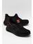 Erkek Triko Sneaker Rahat Hava Alabilen Kokusuz Spor Ayakkabı Siyah 2