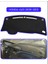 Honda Jazz 2009-2013TORPİDO Koruma Halısı Mavi Kenar 1